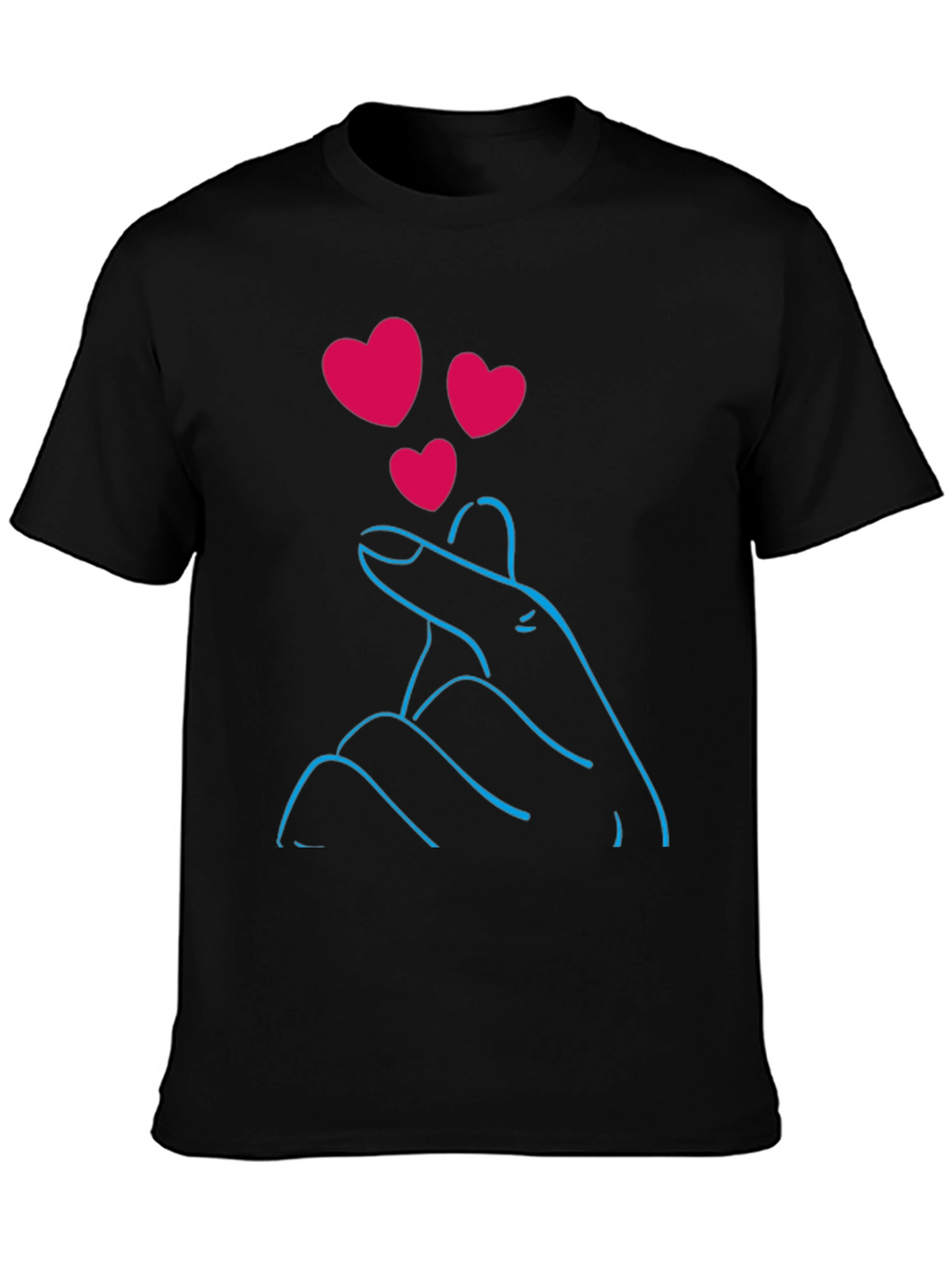 Heart Hand Gesture Graphic Tee