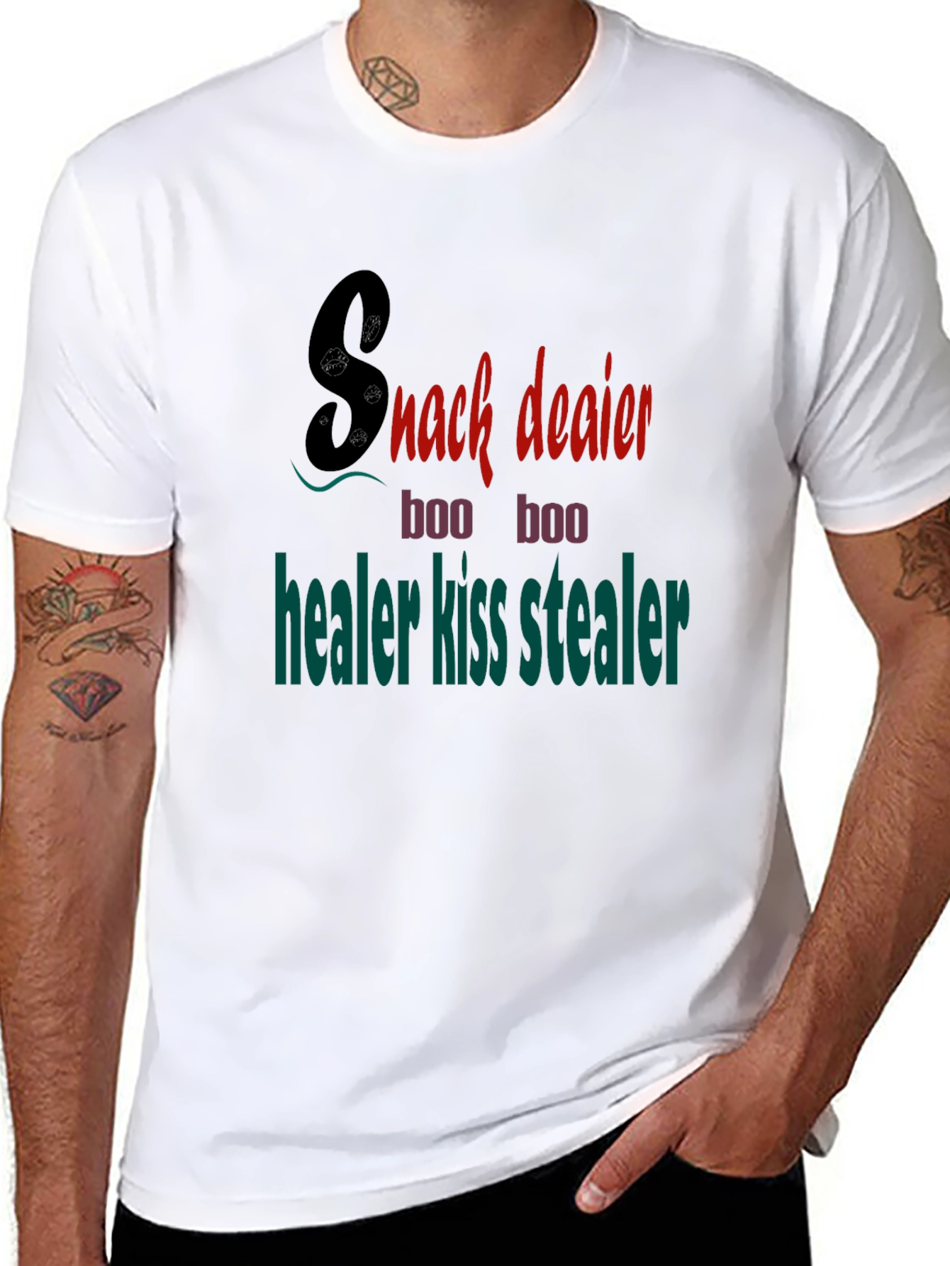 Snack Dealer Funny Graphic T-Shirt