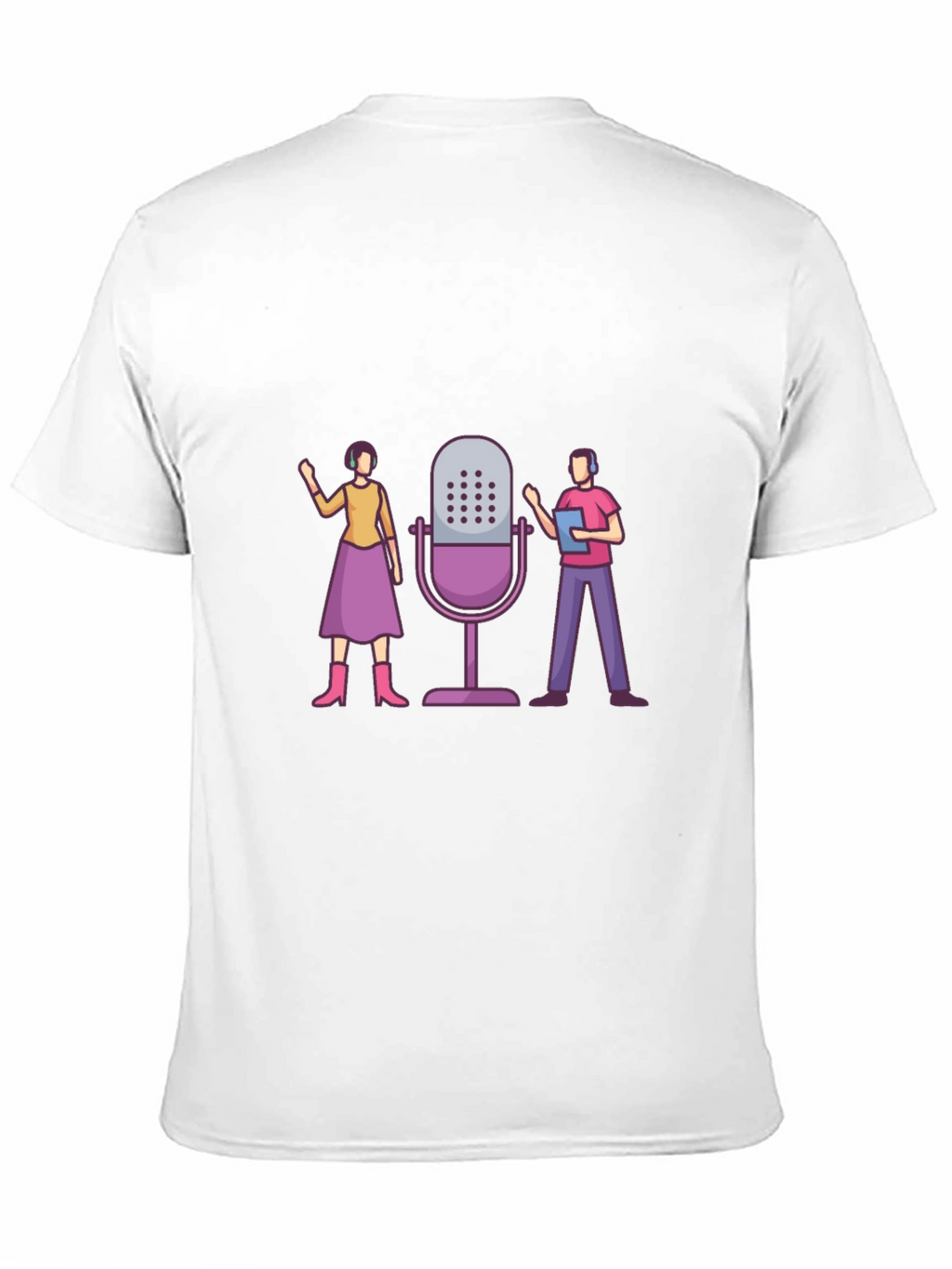 Podcast Crew Graphic Tee - Unisex Black T-Shirt