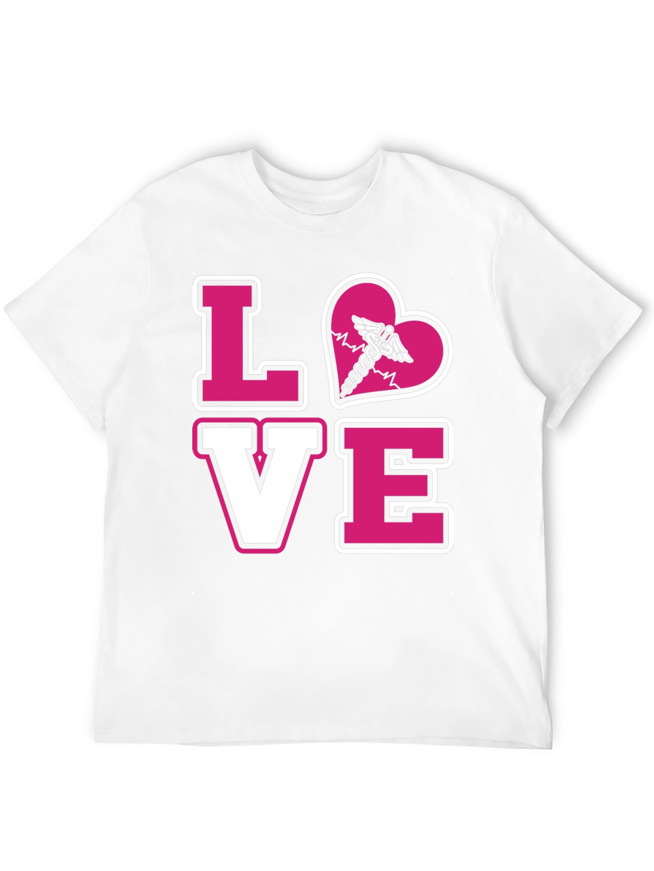 LOVE Caduceus Medical T-Shirt