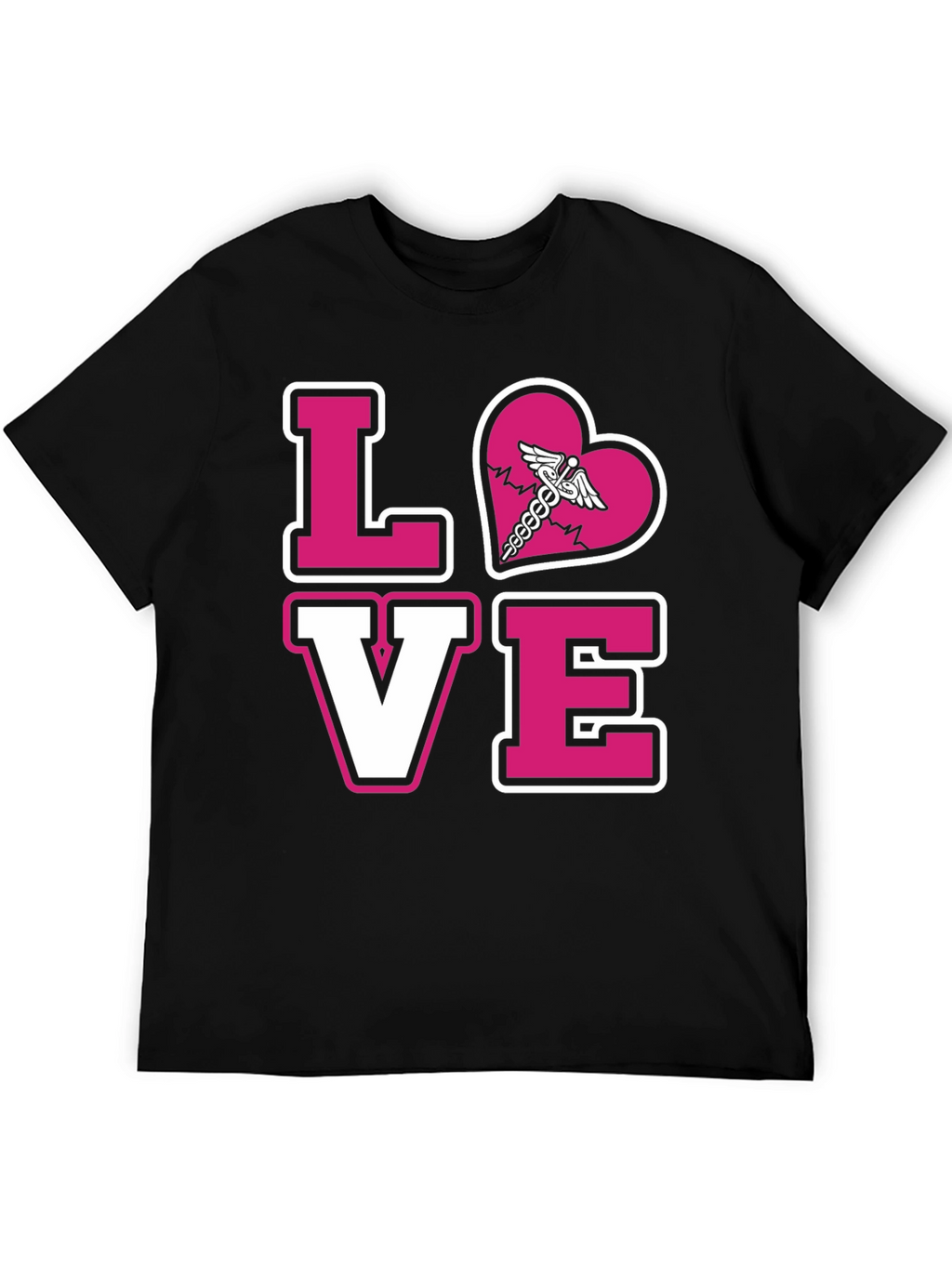 LOVE Caduceus Medical T-Shirt