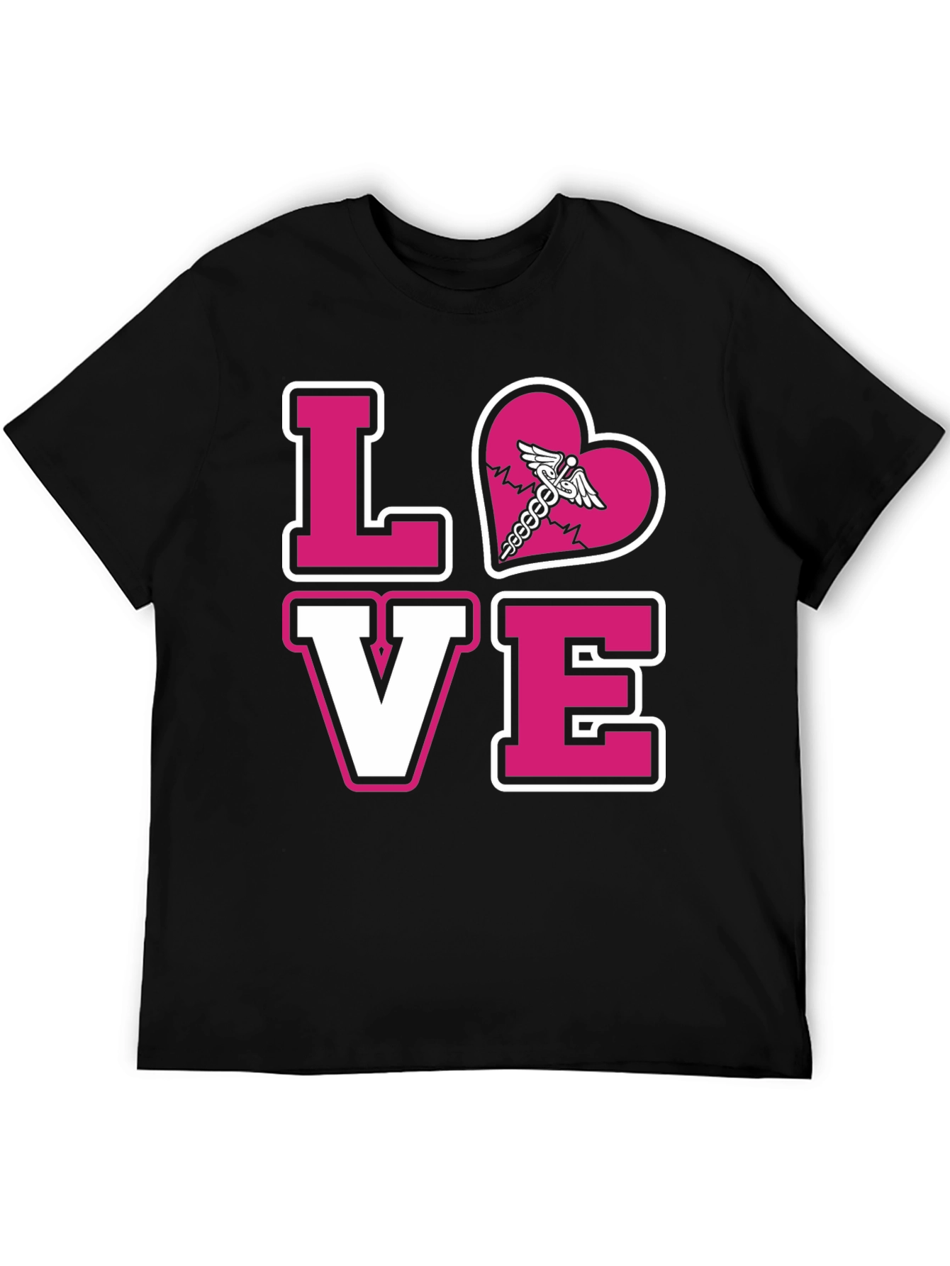 LOVE Caduceus Medical T-Shirt