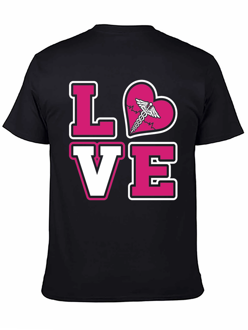 LOVE Caduceus Medical T-Shirt