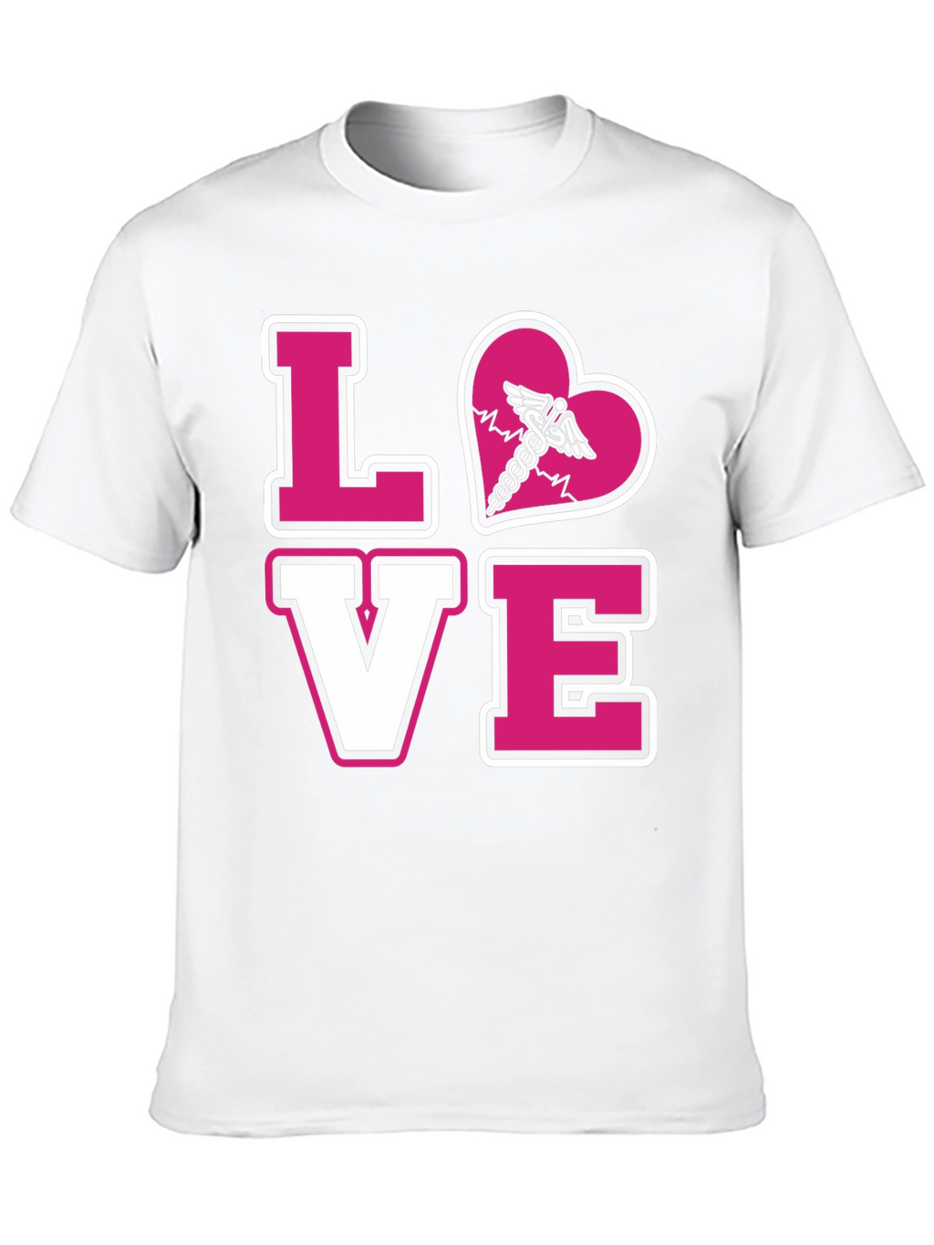 LOVE Caduceus Medical T-Shirt