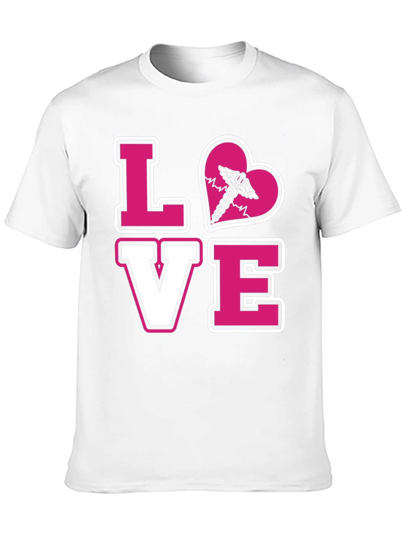 LOVE Caduceus Medical T-Shirt