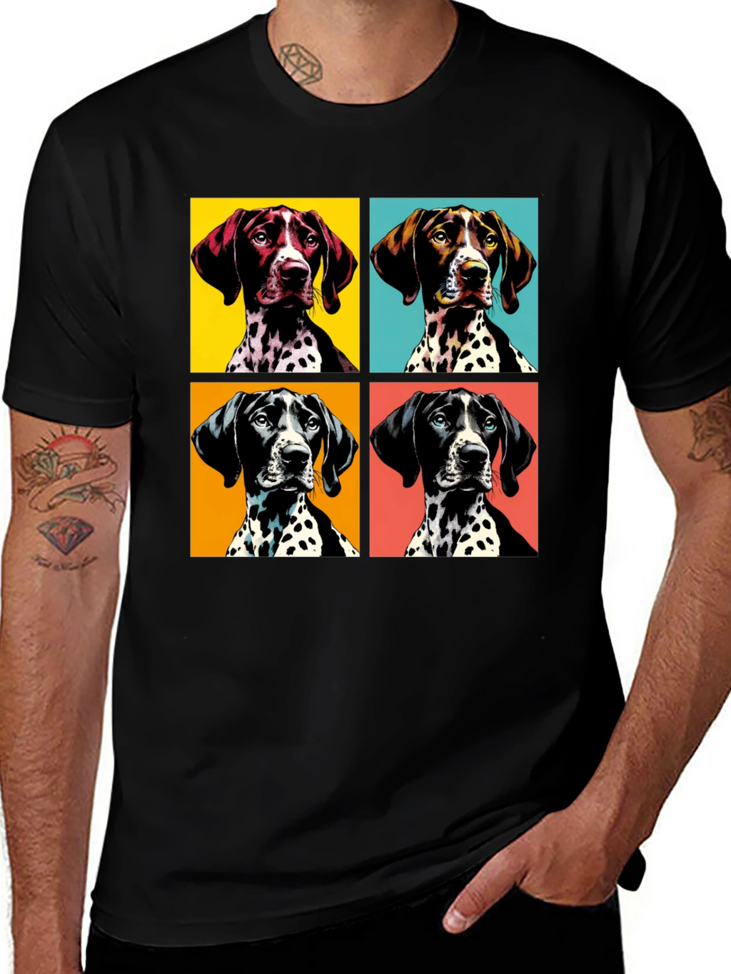 Pop Art German Shorthaired Pointer T-Shirt