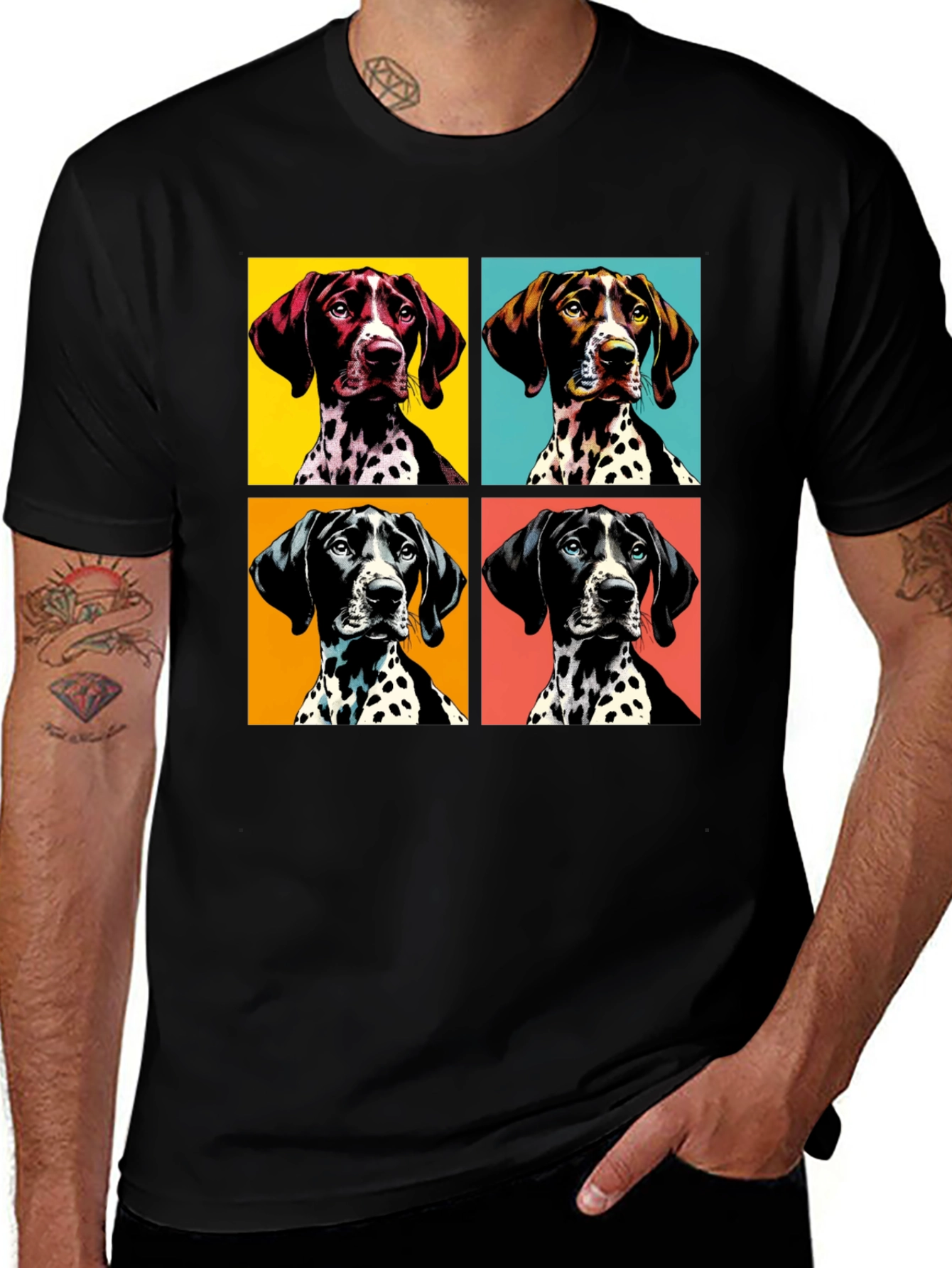 Pop Art German Shorthaired Pointer T-Shirt