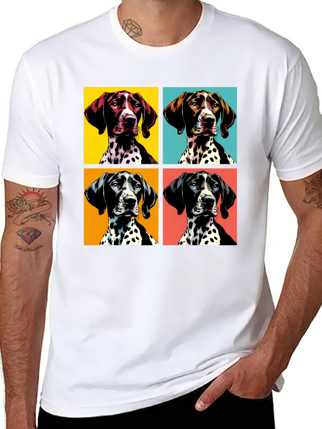 Pop Art German Shorthaired Pointer T-Shirt