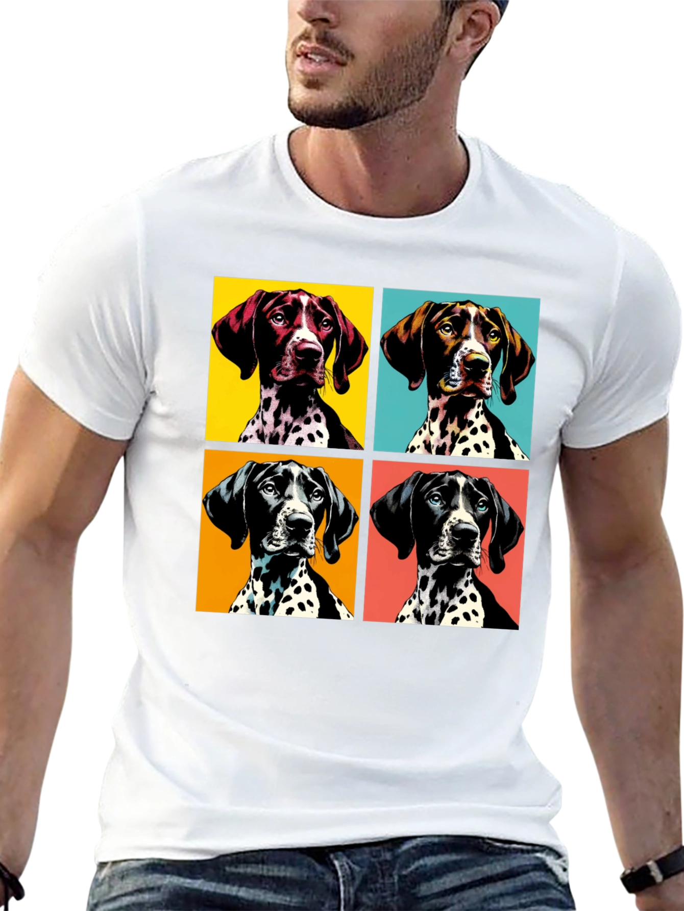 Pop Art German Shorthaired Pointer T-Shirt