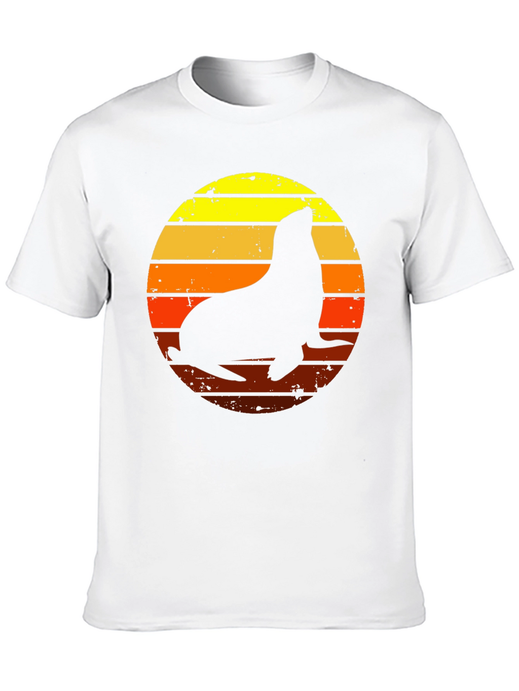 Retro Seal Silhouette T-Shirt