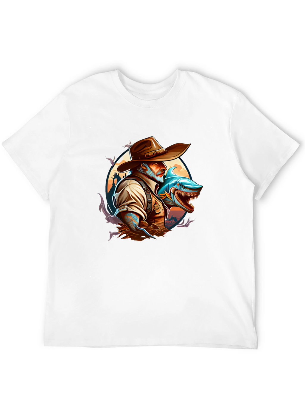 Shark Hunter Graphic T-Shirt