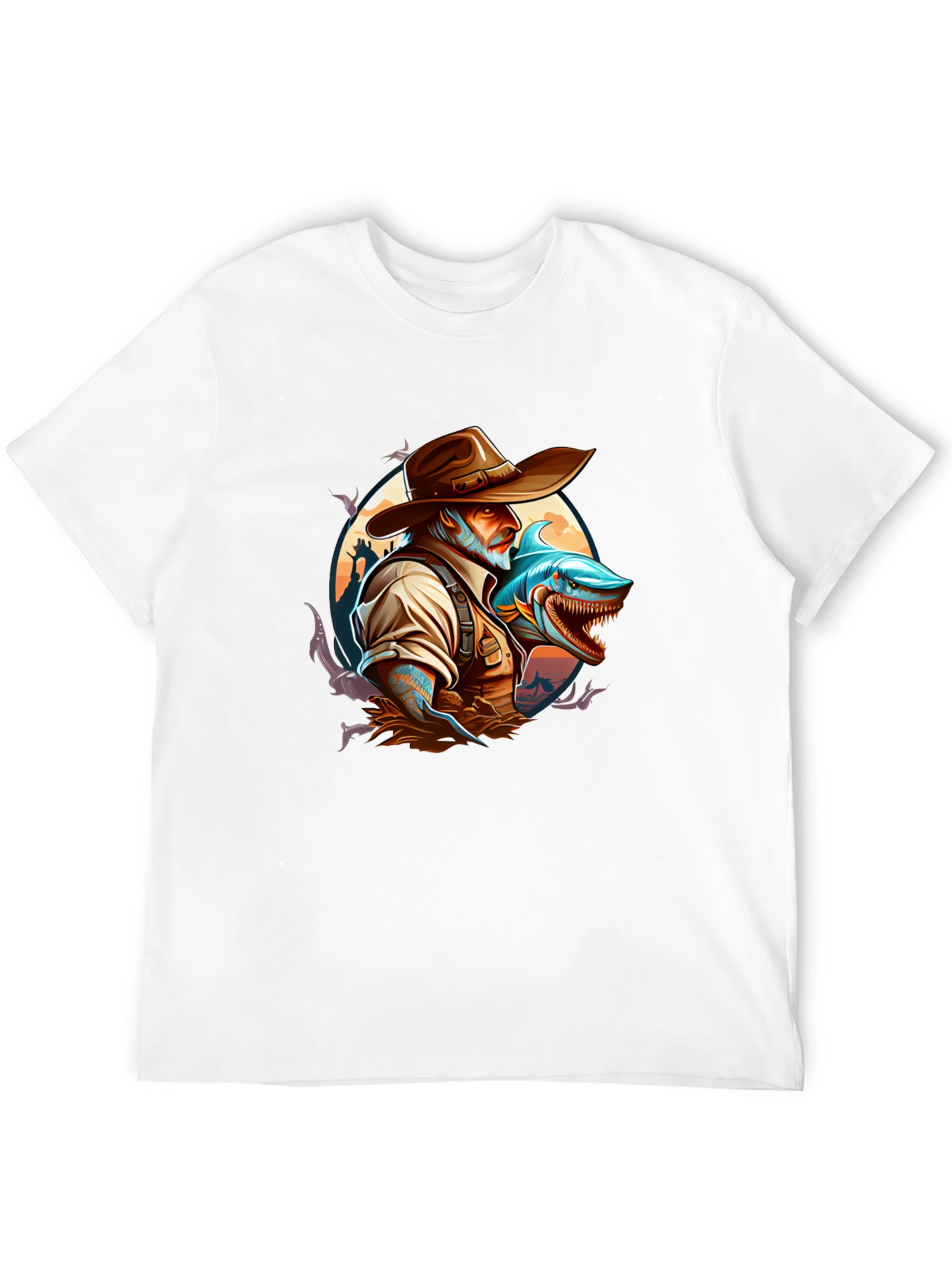 Shark Hunter Graphic T-Shirt
