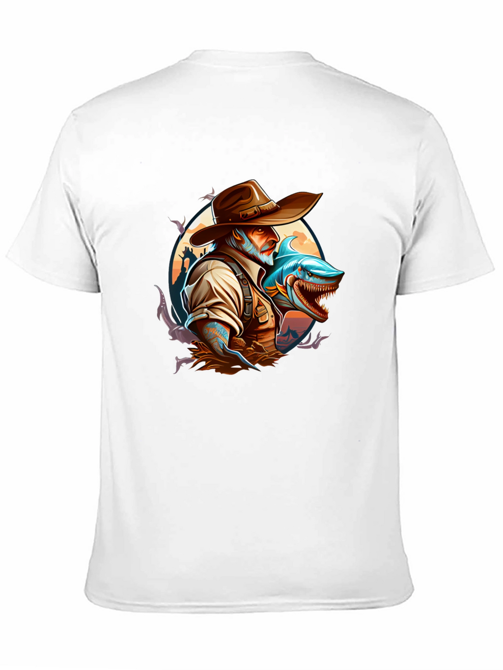 Shark Hunter Graphic T-Shirt