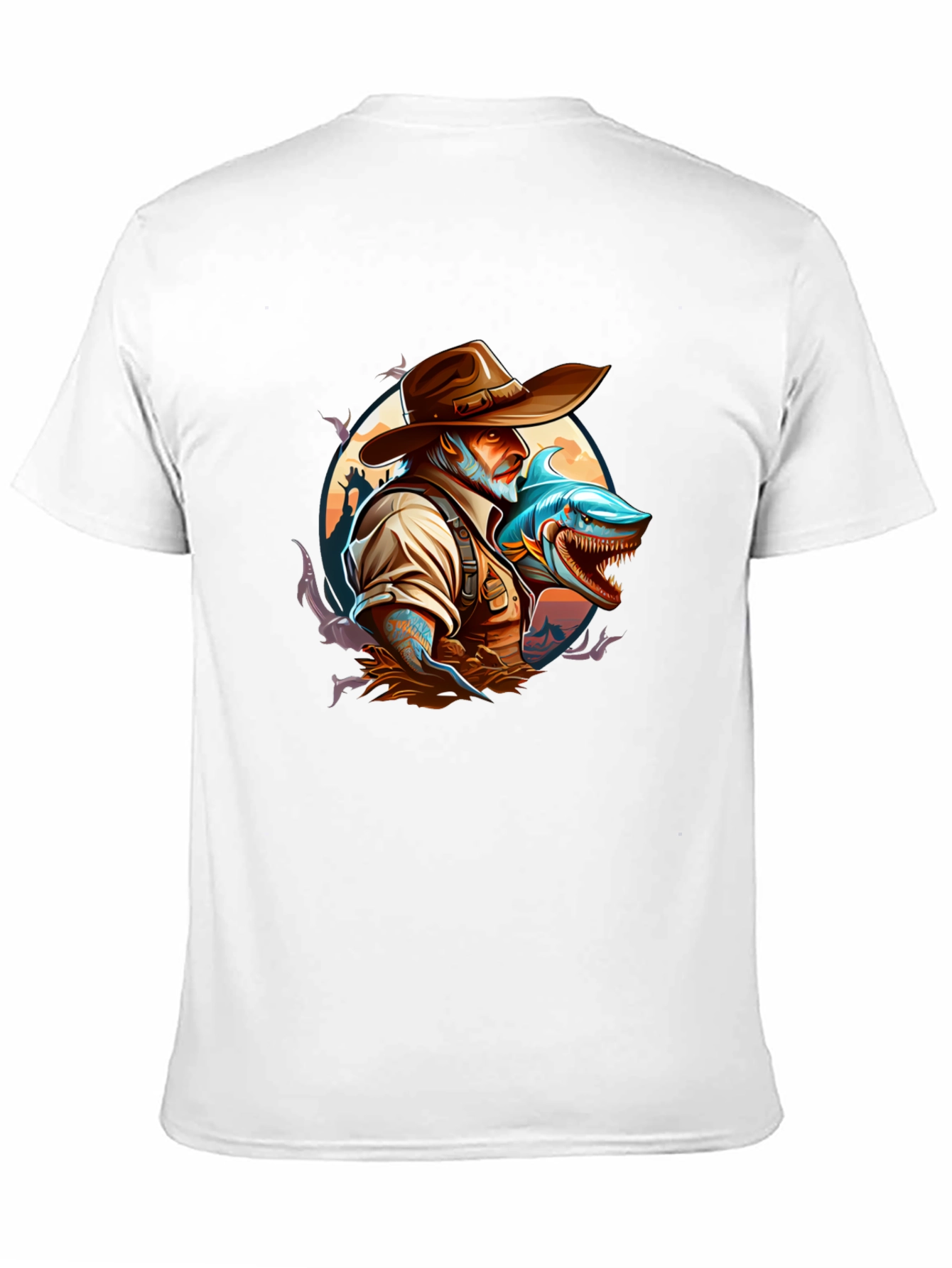 Shark Hunter Graphic T-Shirt