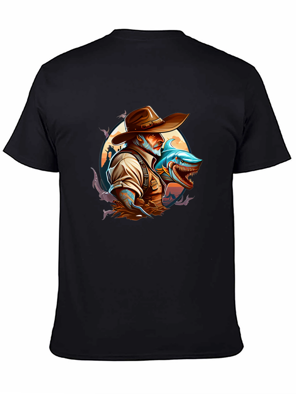 Shark Hunter Graphic T-Shirt