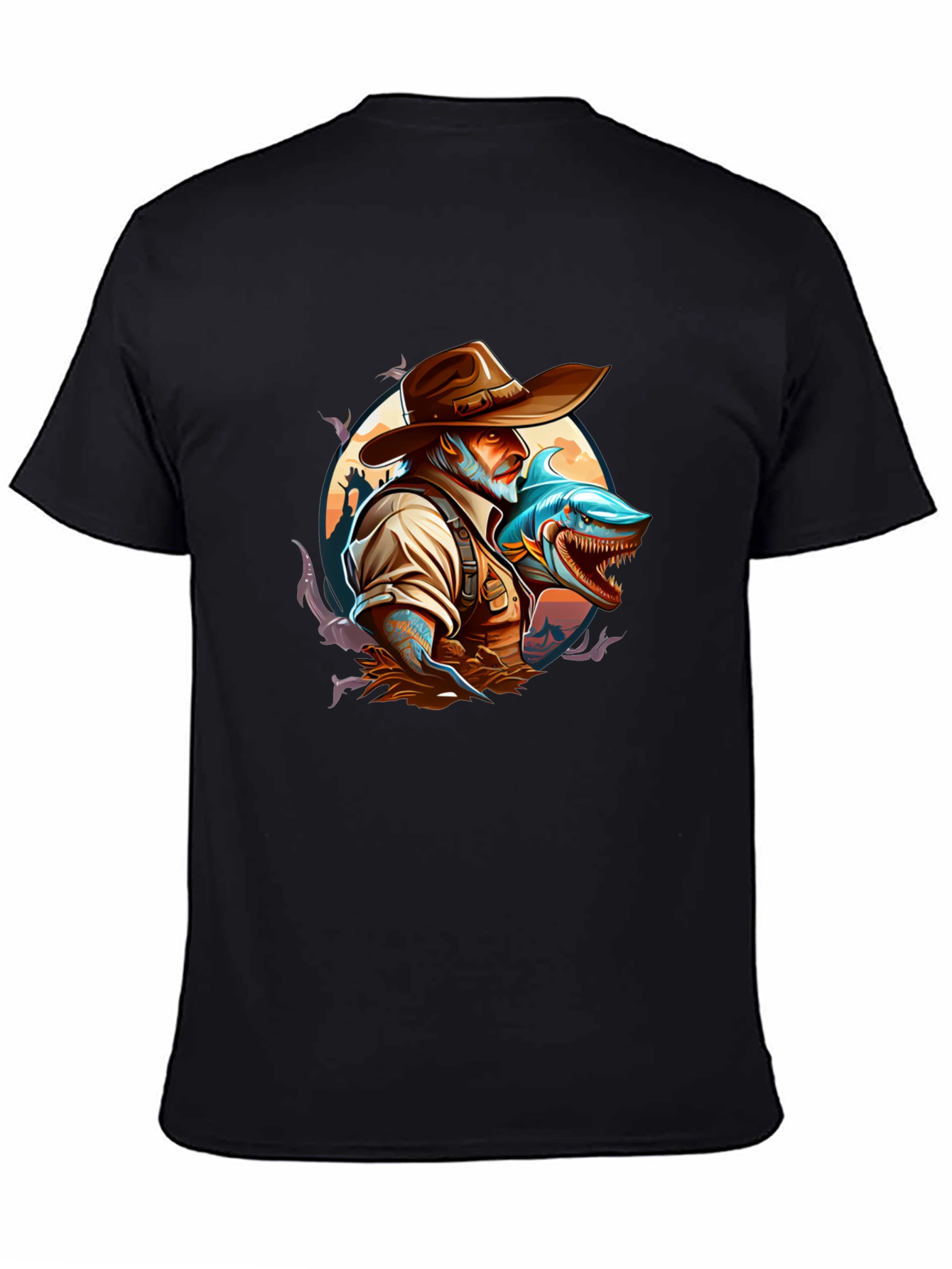 Shark Hunter Graphic T-Shirt