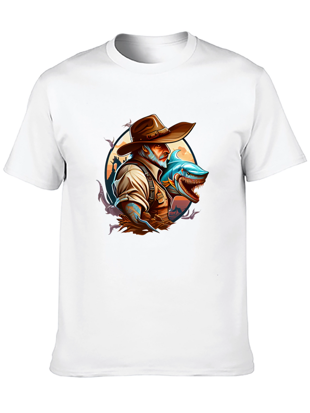 Shark Hunter Graphic T-Shirt