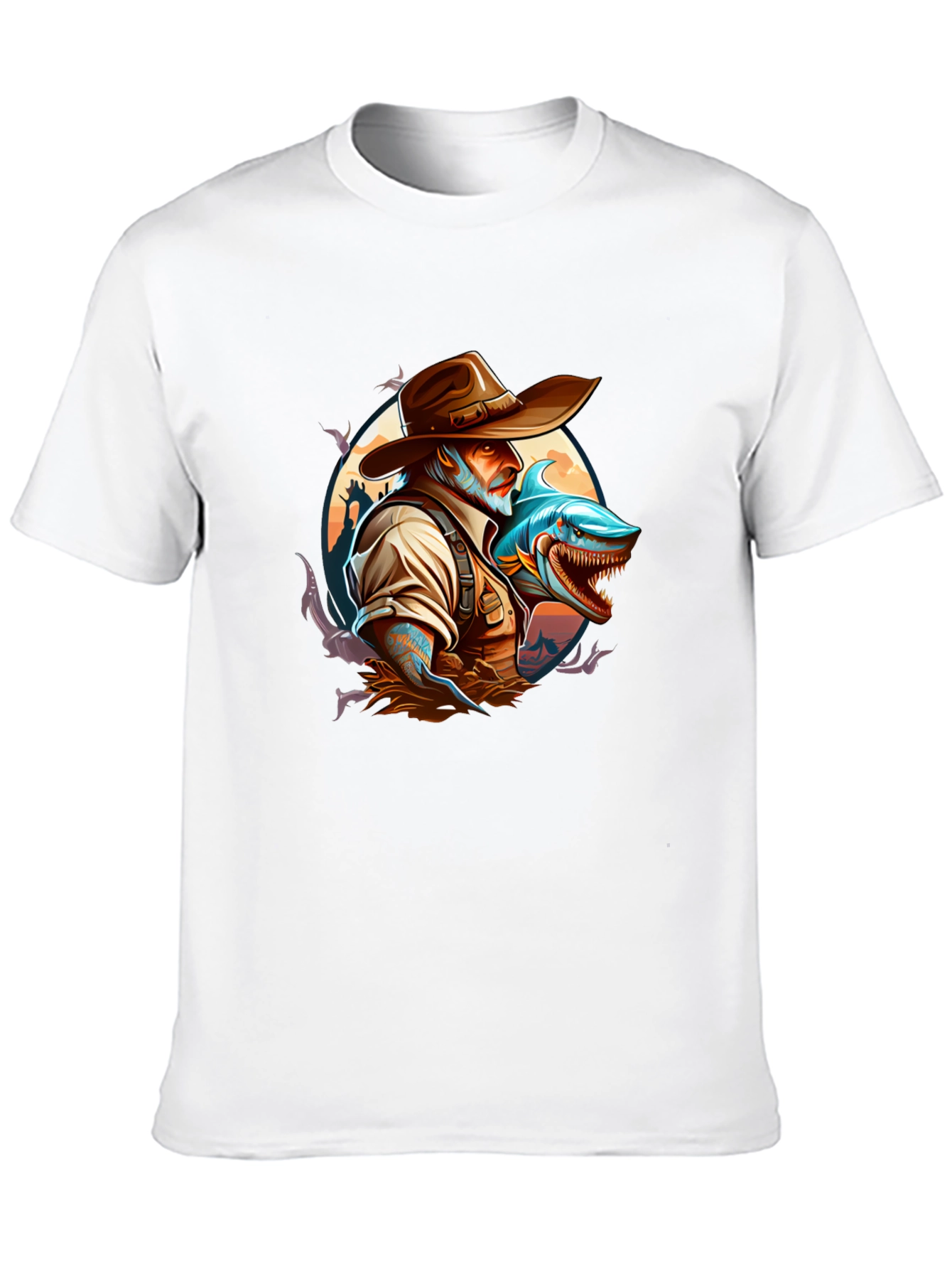 Shark Hunter Graphic T-Shirt