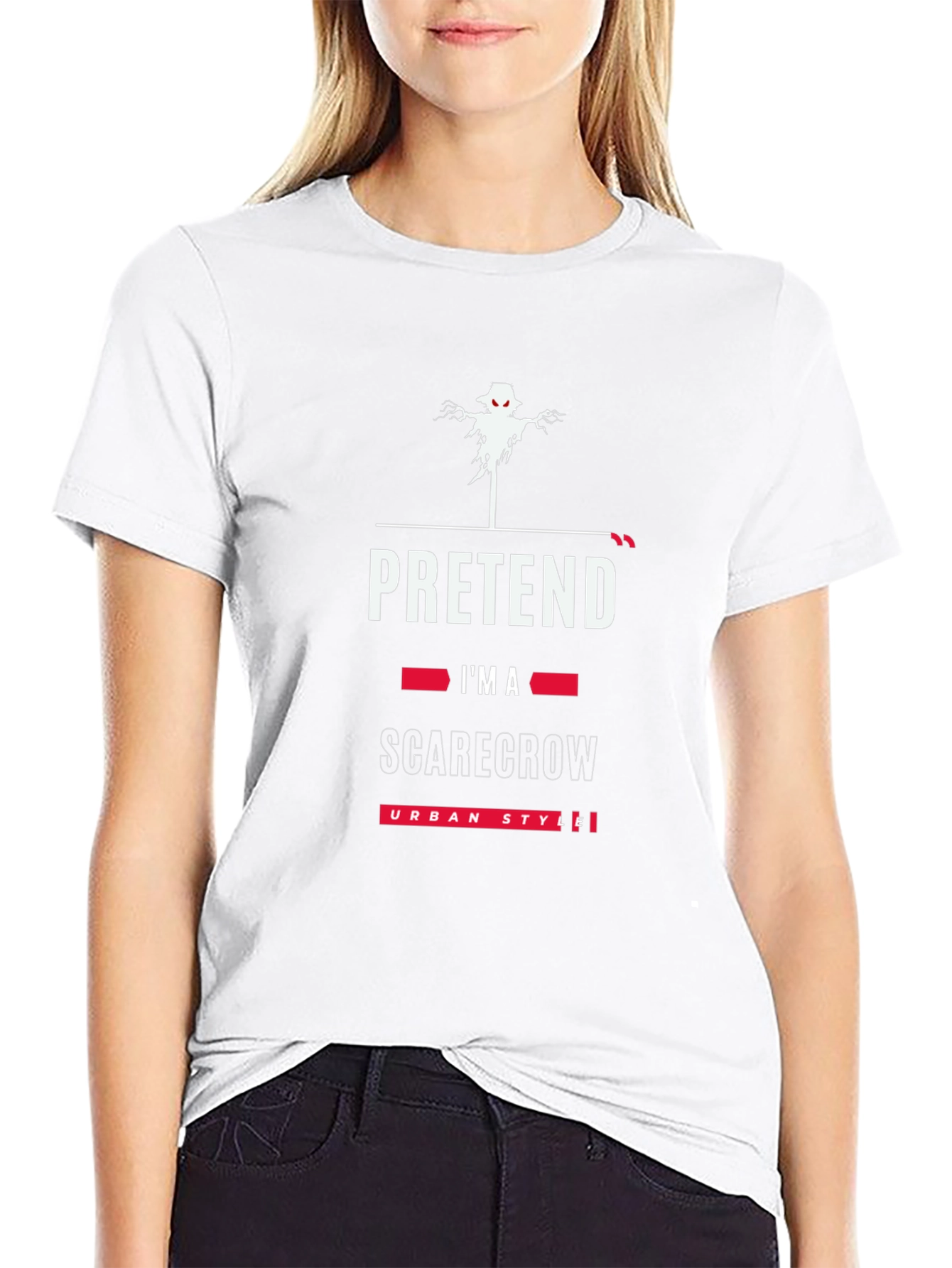 Pretend Im A Scarecrow T-Shirt - Urban Style