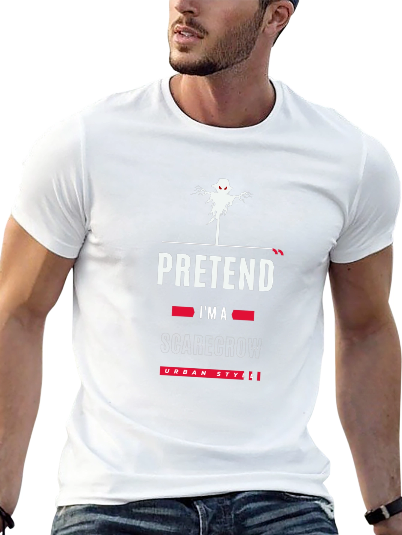 Pretend Im A Scarecrow T-Shirt - Urban Style