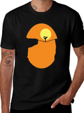 Silhouette Yoga T-Shirt - Sunset Design