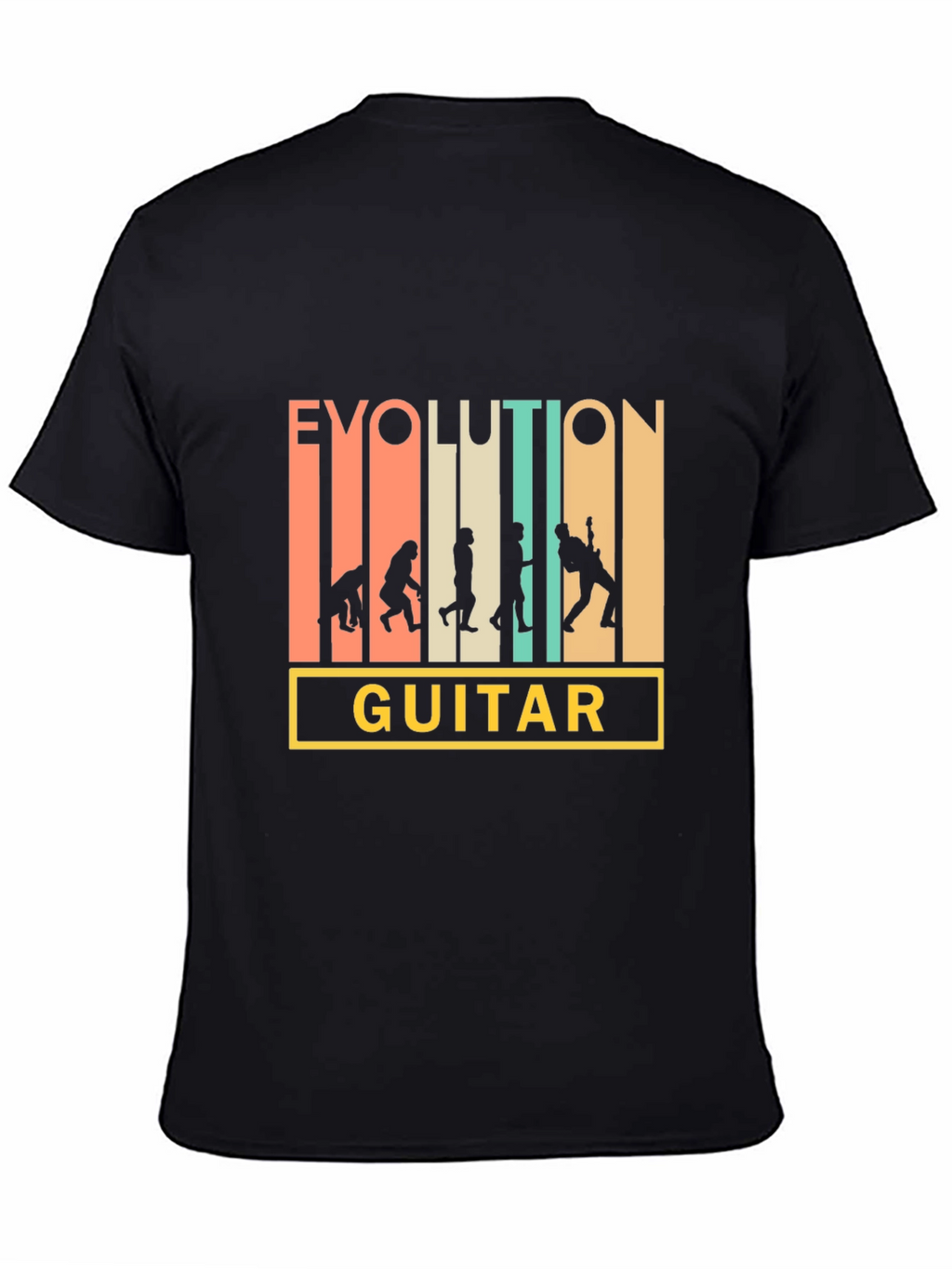 Evolution Guitar T-Shirt - Musician Gift