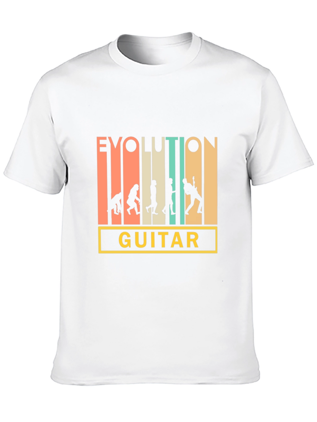Evolution Guitar T-Shirt - Musician Gift