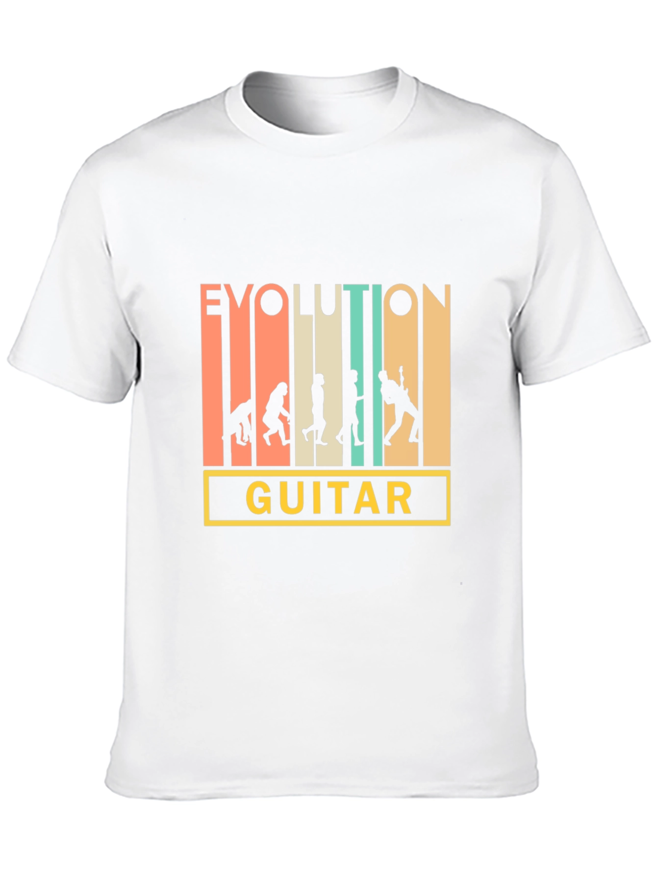 Evolution Guitar T-Shirt - Musician Gift