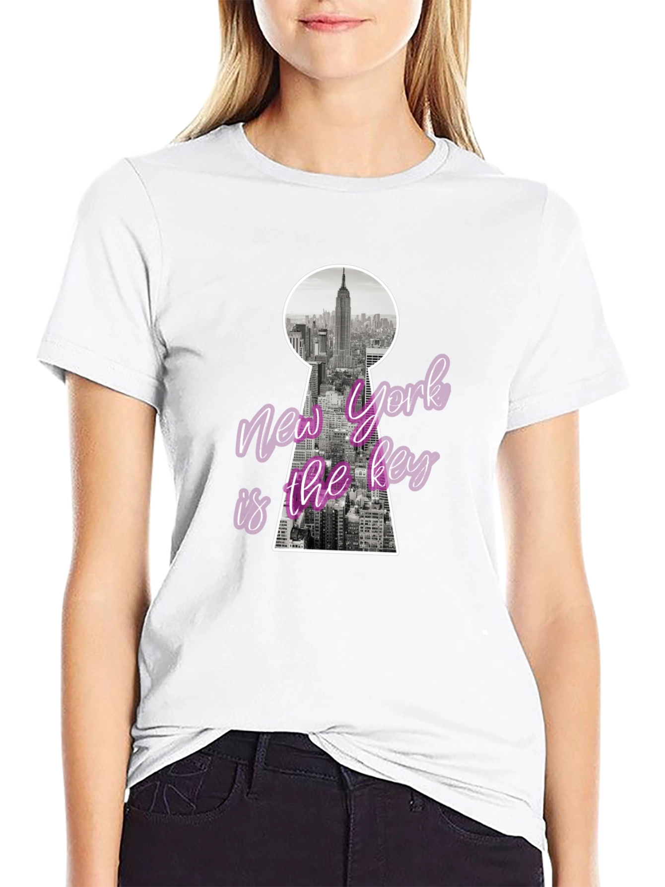 New York City Key Graphic T-Shirt