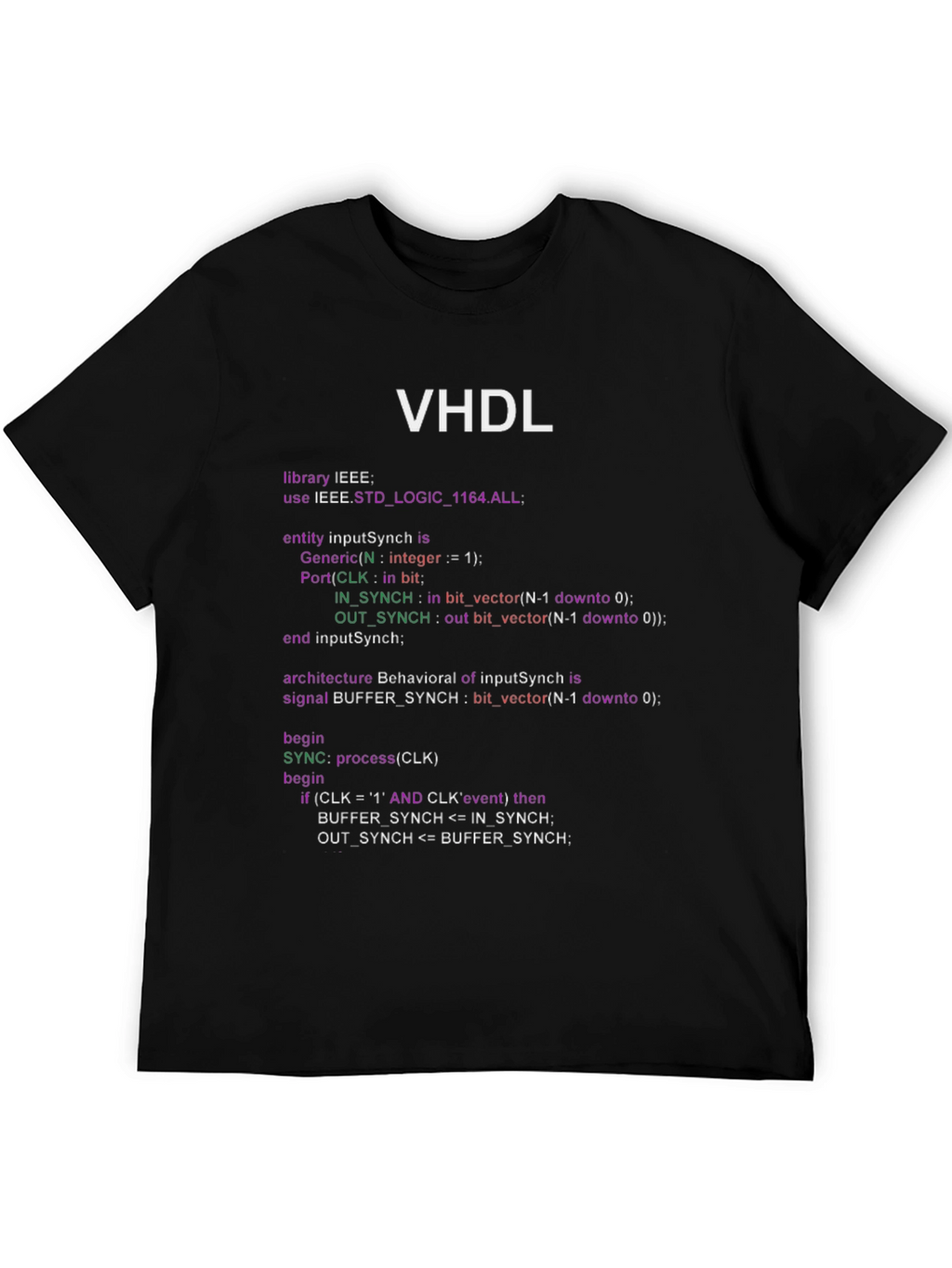 VHDL Code T-Shirt - Programmer Gift