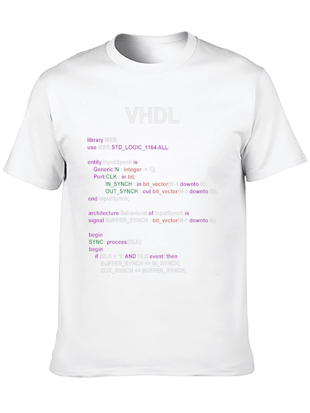 VHDL Code T-Shirt - Programmer Gift