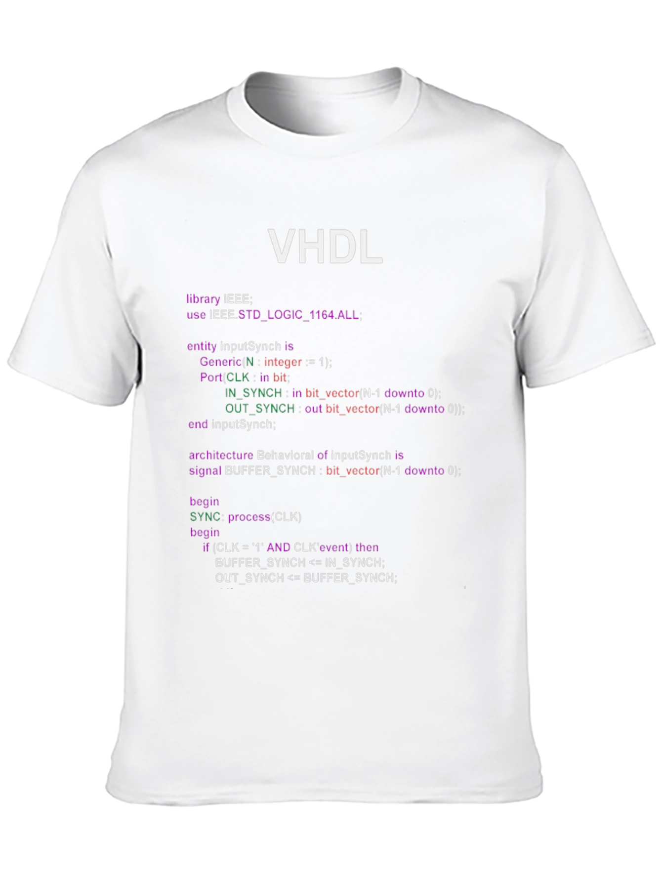 VHDL Code T-Shirt - Programmer Gift