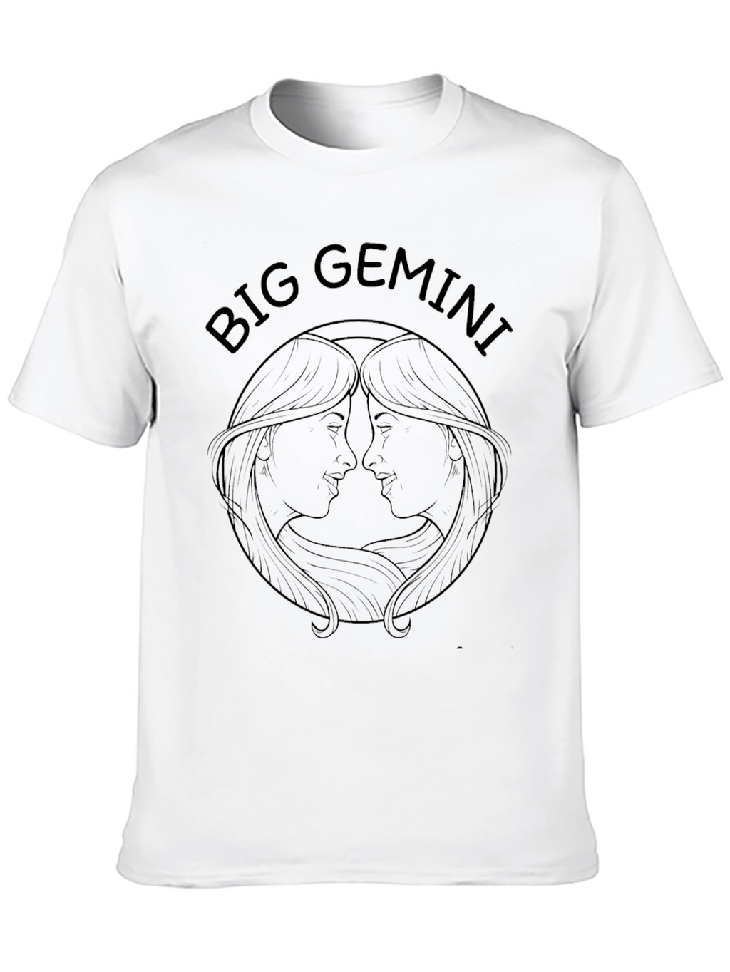 Big Gemini T-Shirt - Black Graphic Tee