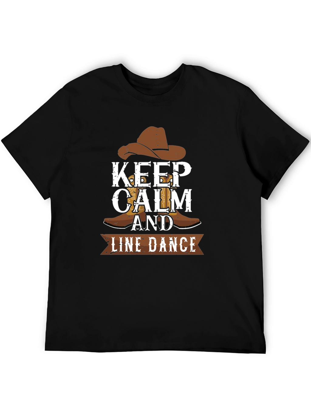 Keep Calm & Line Dance Graphic Tee