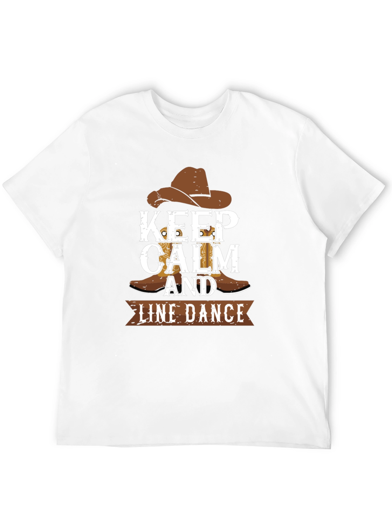 Keep Calm & Line Dance Graphic Tee