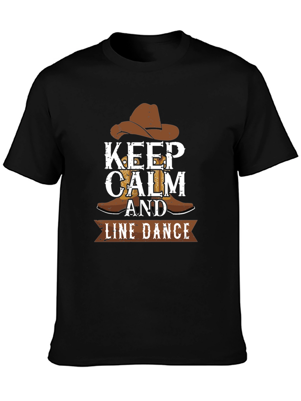 Keep Calm & Line Dance Graphic Tee
