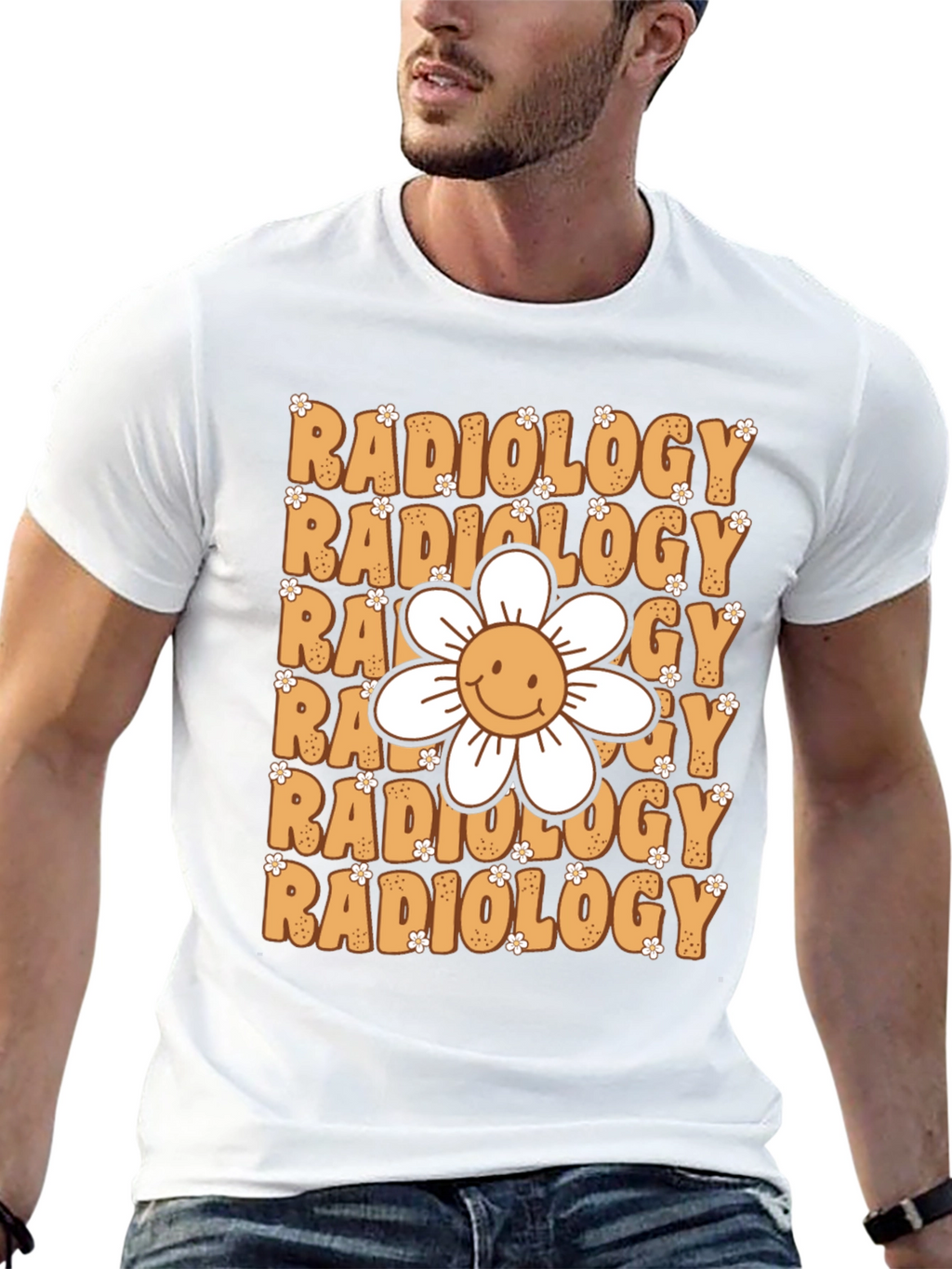 Radiology Flower Graphic Tee
