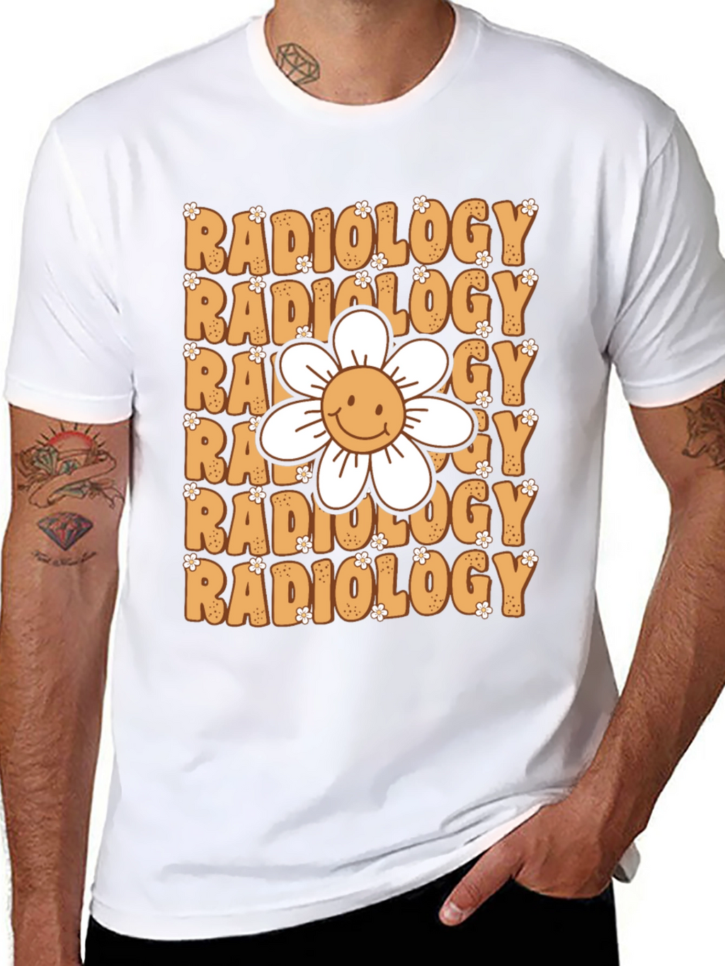 Radiology Flower Graphic Tee