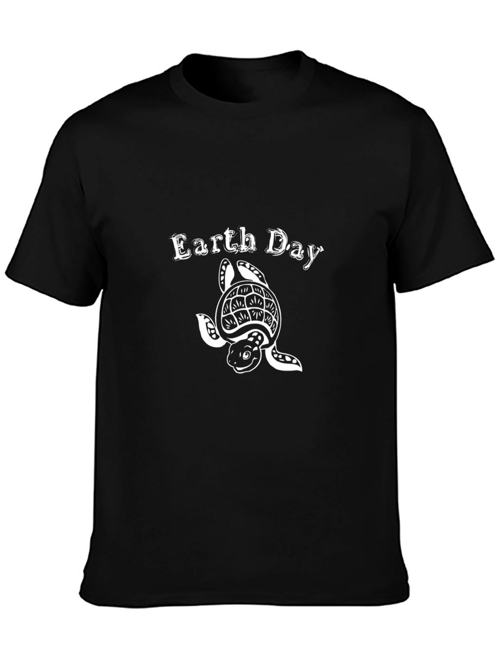 Earth Day Turtle Graphic T-Shirt