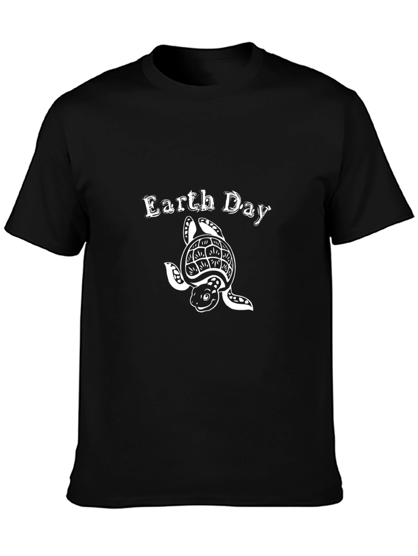 Earth Day Turtle Graphic T-Shirt