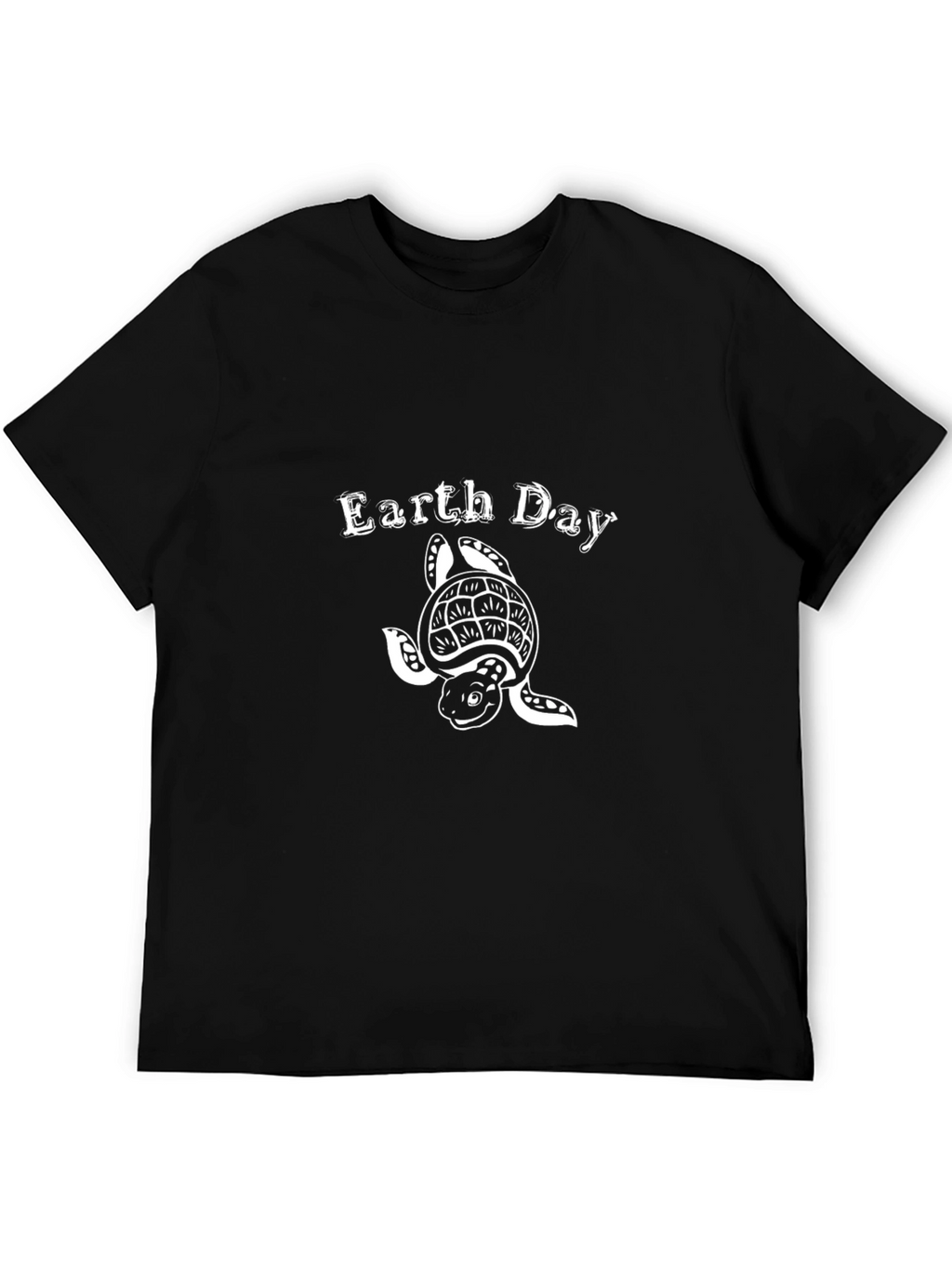 Earth Day Turtle Graphic T-Shirt