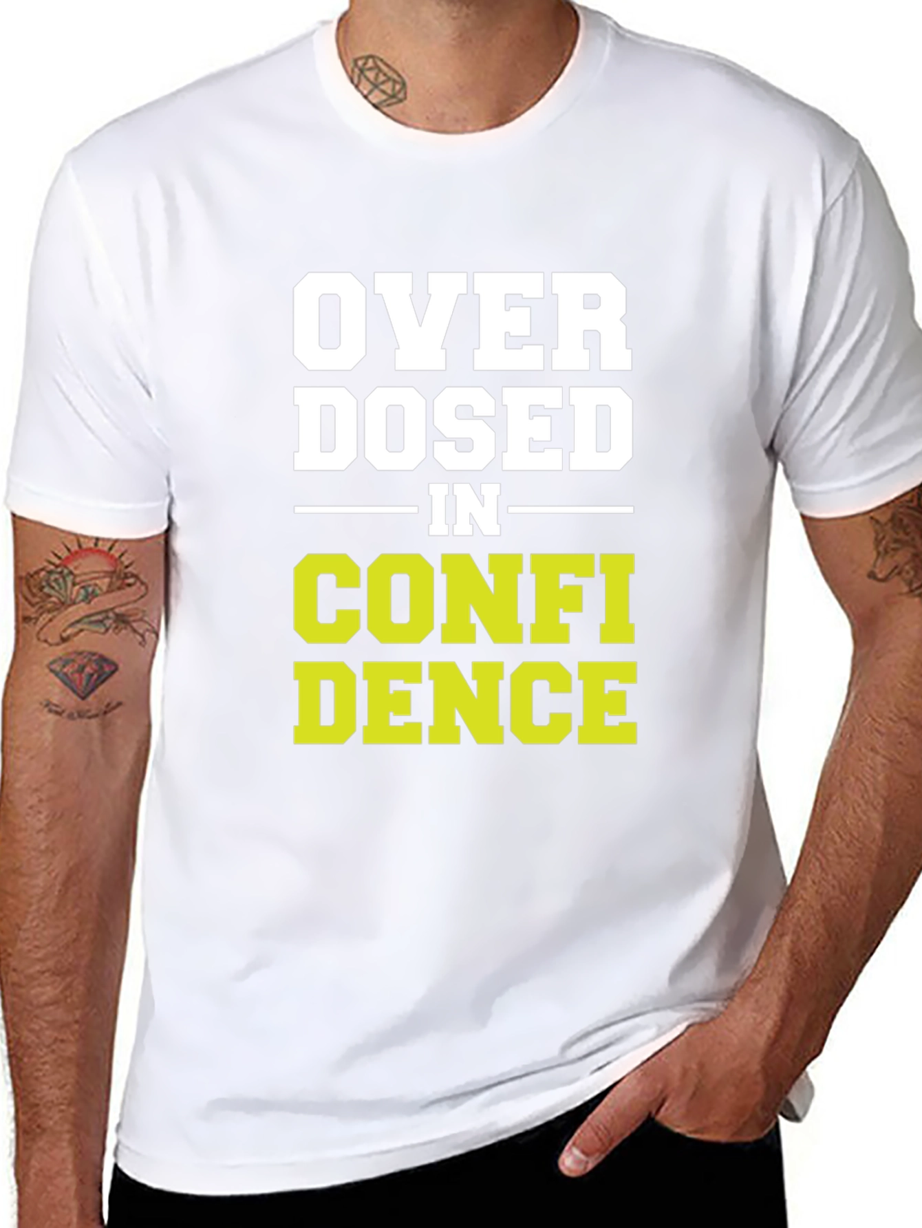 Overdosed in Confidence Graphic T-Shirt