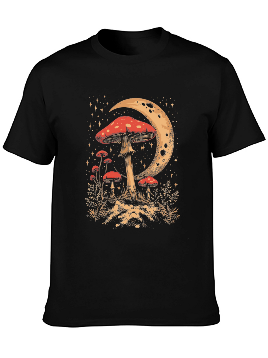 Mushroom Moon Graphic Tee