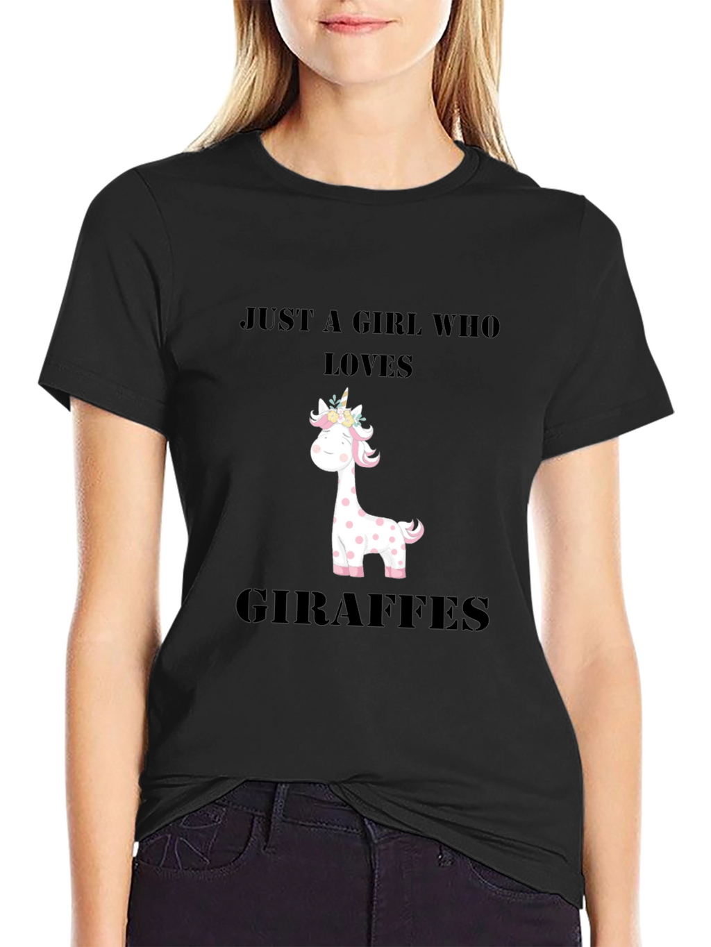 Giraffe Lover T-Shirt - Cute Animal Design