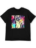 Statue of Liberty Graffiti Art T-Shirt