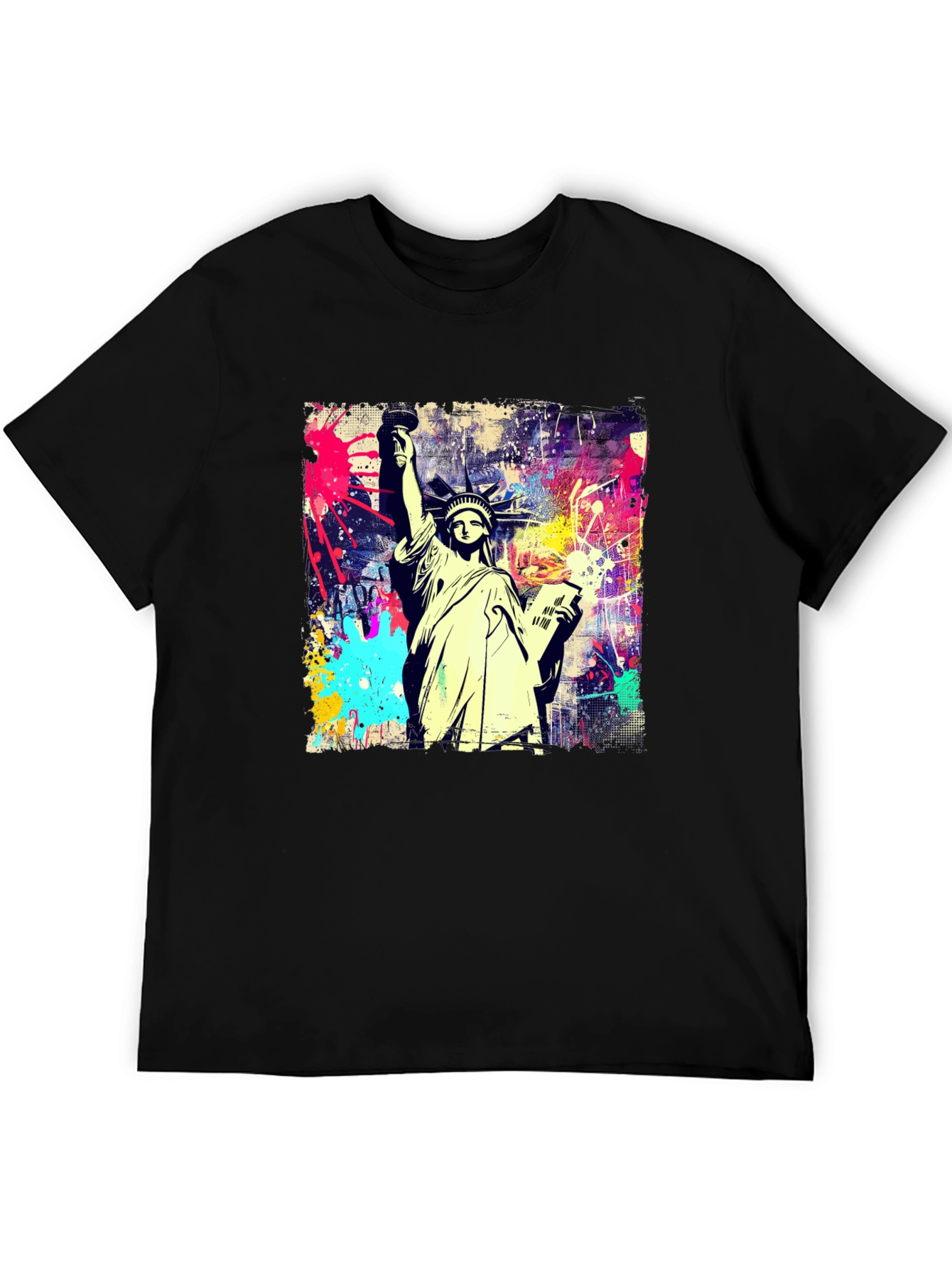 Statue of Liberty Graffiti Art T-Shirt