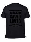 Blessed Saved Loved T-Shirt - John 3:16