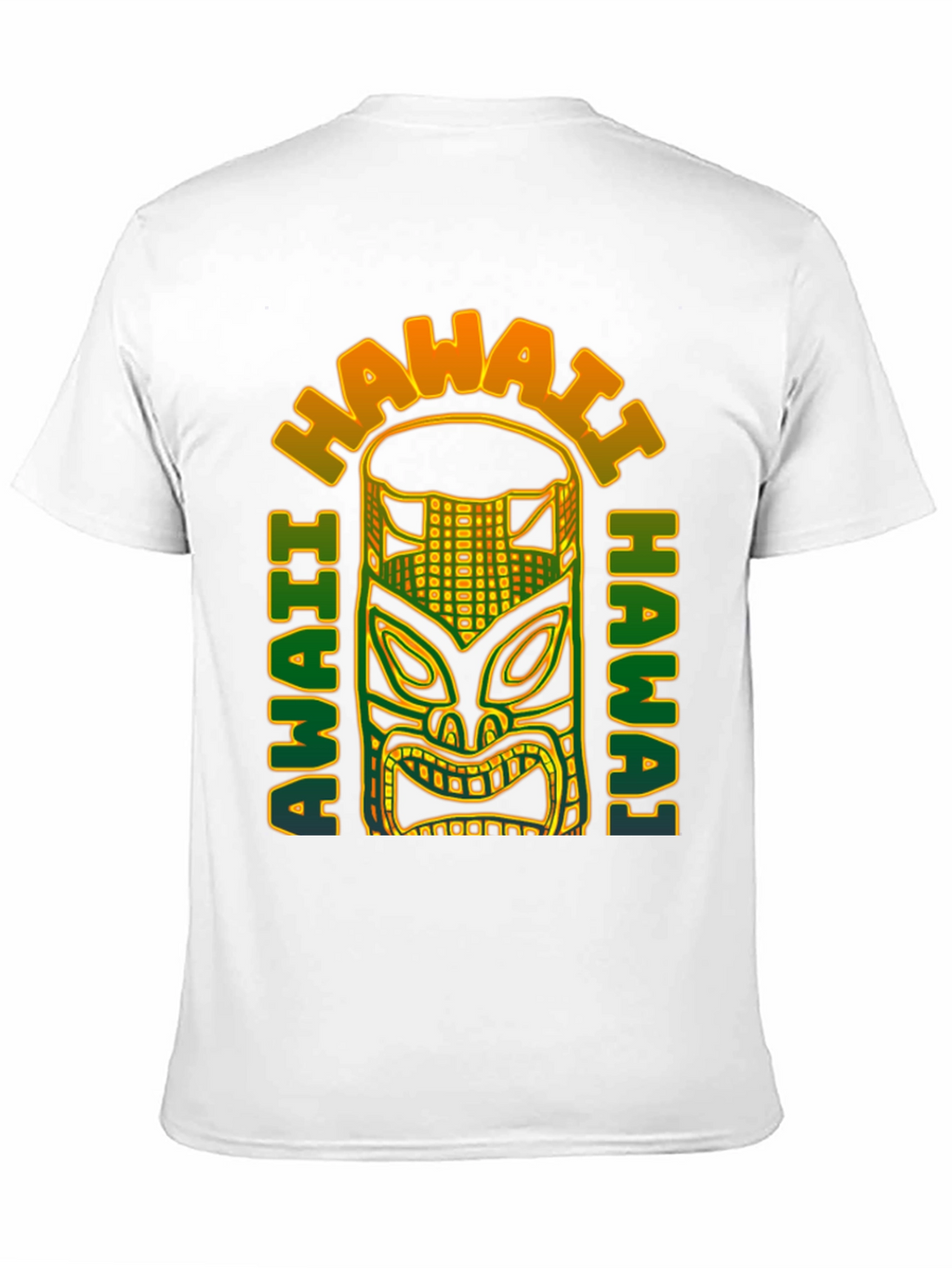 Hawaii Tiki Mask Graphic T-Shirt - Aloha Vibes