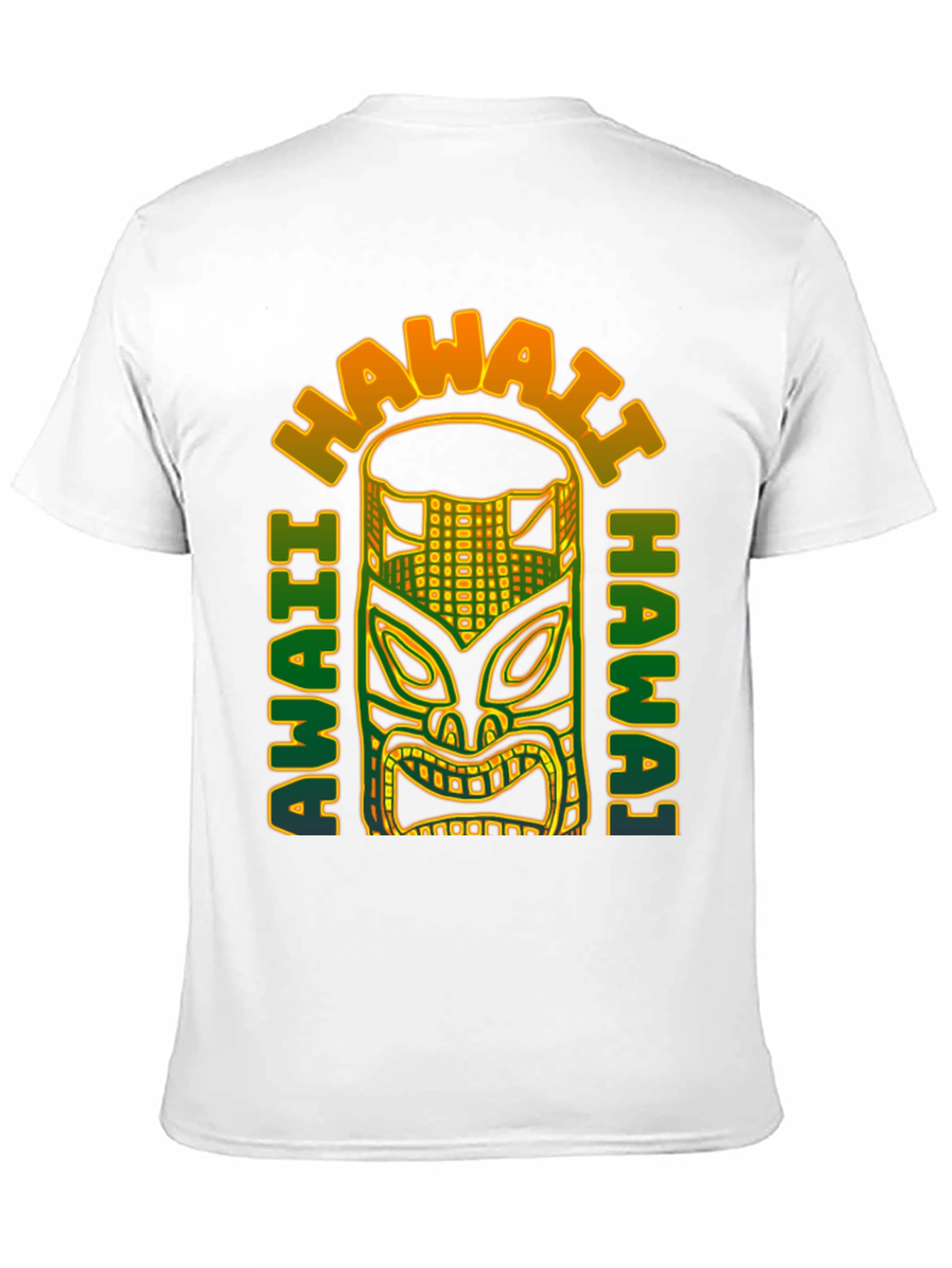 Hawaii Tiki Mask Graphic T-Shirt - Aloha Vibes