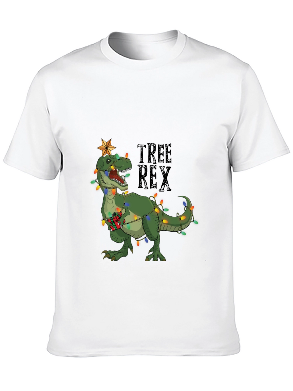 Tree Rex T-Shirt Funny Dinosaur Christmas Tee